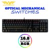 ARMAGGEDDON OPTICAL MECHANICAL RGB KEYBOARD MKO-13R BLACK