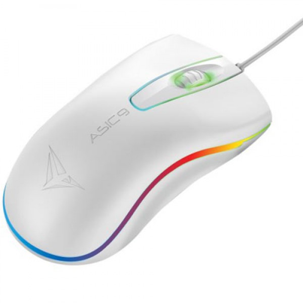 ALCATROZ RGB USB WIRED MOUSE ASIC 9 WHITE