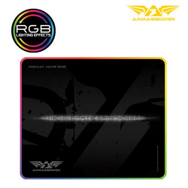 ARMAGGEDDON ASSAULT AS-29R RGB GAMING MOUSE MAT L