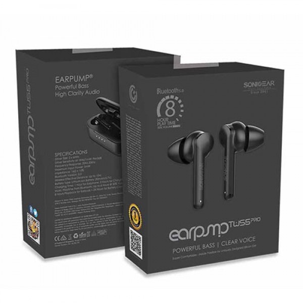 SONIC GEAR TWS EARPUMP 5 PRO BLACK