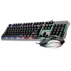 ALCATROZ WATERPROOF USB RGB WIRED COMBO KEYBOARD AND MOUSE X-CRAFT XC3000