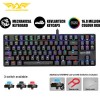 ARMAGGEDDON MECHANICAL LOW PROFILE KEYBOARD RGB FALCONET BLUE