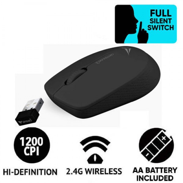 ALCATROZ SILENT WIRELESS 2.4G AIRMOUSE 3 BLACK