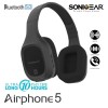 SONIC GEAR BLUETOOTH 5.0 HEADSET (2019) AIRPHONE 5 B.GUN METAL