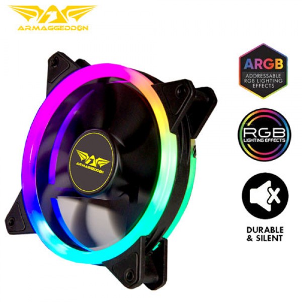 ARMAGGEDDON DUAL LOOP 14CM ARGB COOLING FAN