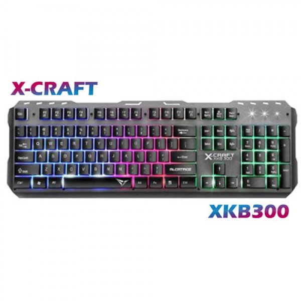 ALCATROZ SPILL PROOF GAMING KEYBOARD WITH BACKLIGHT EFFECTS