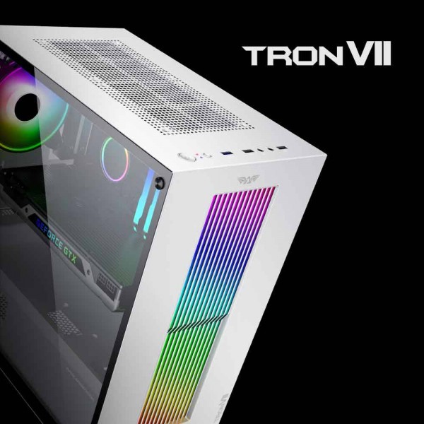 ARMAGGEDDON GAMING CASE TRON VII WHITE