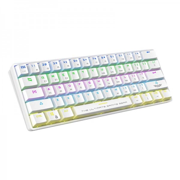 ARMAGGEDDON MECH KEYBOARD BT/WIRED STARLING WHT