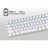 ARMAGGEDDON MECH KEYBOARD BT/WIRED STARLING WHT