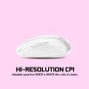 ALCATROZ SILENT AIRMOUSE DUO 7X WIRELESS/BT MOUSE WHITE