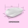 ALCATROZ WIRELESS MOUSE AIRMOUSE V WHITE 1200DPI