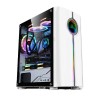 ARMAGGEDDON PC CASE TRON HOLO 3 MATX WHITE