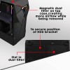 ARMAGGEDDON ATX RGB GAMING PC CASE TRON HOLO 5 BLACK