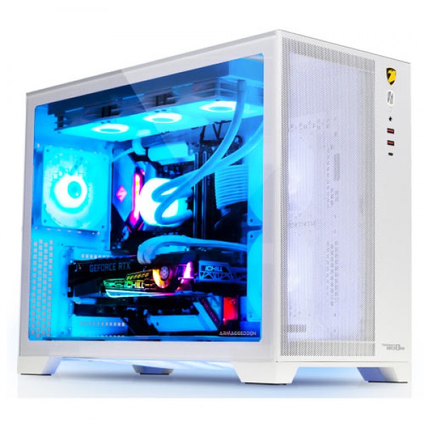 ARMAGGEDDON GAMING PC CASE TEARAXX APEX 13 AIR WHITE