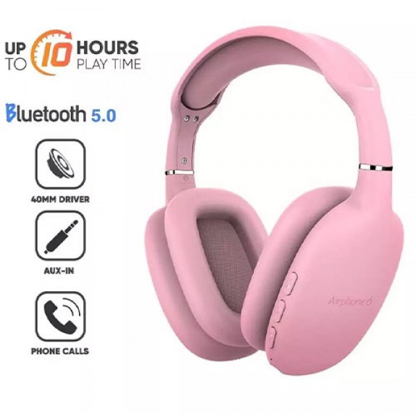 SONIC GEAR BLUETOOTH 5.0 HEADSET AIRPHONE 6 PEACH