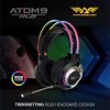 ARMAGGEDDON RGB HEADBAND GAMING STEREO HEADPHONE WITH MIC ATOM 9