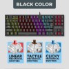 ARMAGGEDDON MECHANICAL KEYBOARD MKA-2C NEO BLACK LINEAR RED SWITCH