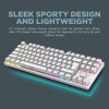 ARMAGGEDDON MECHANICAL KEYBOARD MKA-2C NEO WHITE LINEAR RED SWITCH