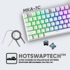 ARMAGGEDDON MECHANICAL KEYBOARD MKA-7C PHYCHEAGLE WHITE