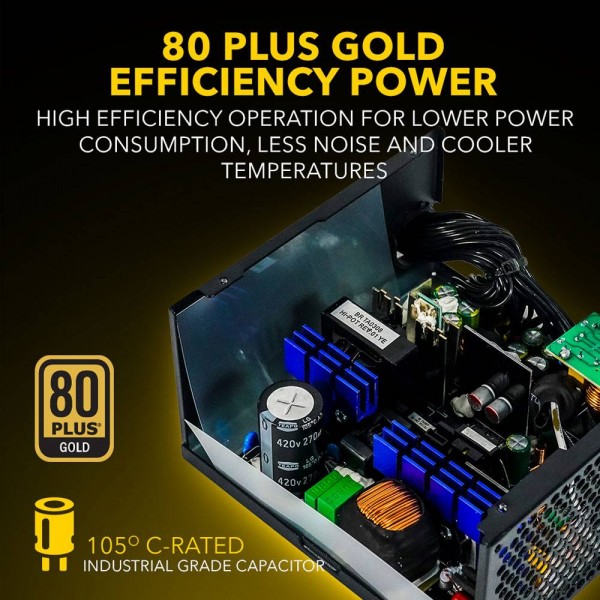 ARMAGGEDDON PSU VOLTRON GOLD 80+ RATING 600W