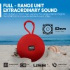 SONICGEAR SONICGO 2 BLUETOOTH 5.3 PORTABLE SPEAKER WITH MIC FM RADIO USB PLAYBACK RED