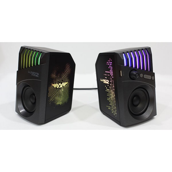 ARMAGGEDDON LUMO 2 RGB BLUETOOTH 5.3 LOW LATENCY STEREO SPEAKER 20 WATTS