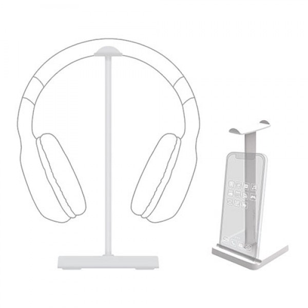 ARMAGGEDDON GAMING HEADPHONE STAND WHITE