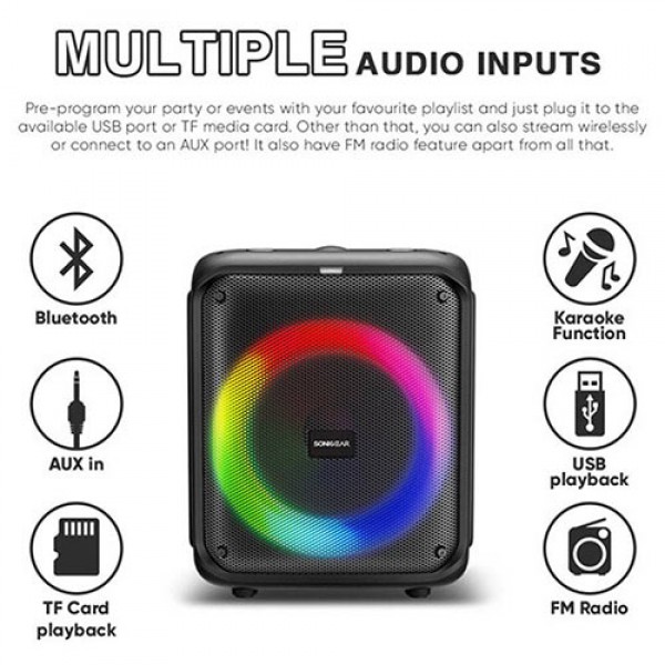 SONIC GEAR RGB SPEAKER WITH HD AUDIO 'AUDIOX PRO 600' RMS 90W