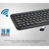 ALCATROZ WIRELESS KEYBOARD JELLYBEAN A200 BLACK