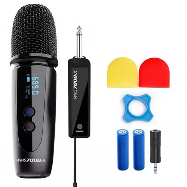 SONICGEAR WIRELESS PROFFESIONAL MICROPHONE WMS 7000 UL BLACK