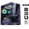 ARMAGGEDDON GAMING PC CASE MATX AQUARON BLACK