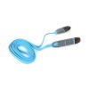 PLATINET USB UNIVERSAL CABLE 2 IN 1 MICRO USB & LIGHTNING PLUGS BLUE RETAIL PACK