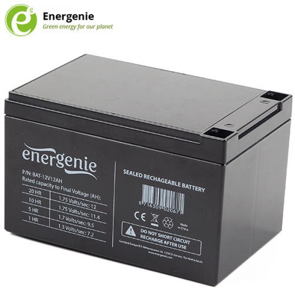 ENERGENIE LEAD BATTERY 12V 12AH