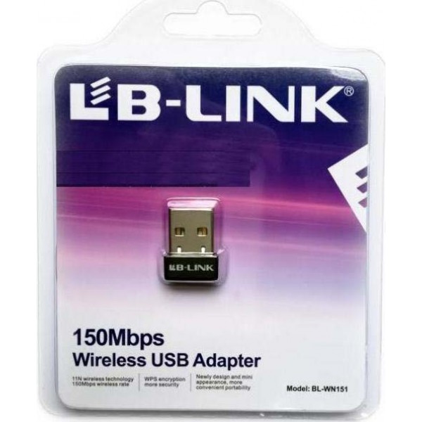 LB-LINK 150Mbps WIRELESS USB MINI LAN ADAPTER