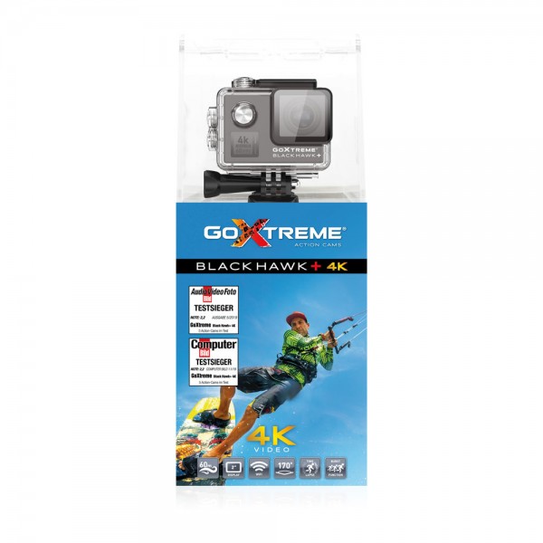 GOXTREME ACTION CAMERA BLACK HAWK+ 4K/60fps with EIS