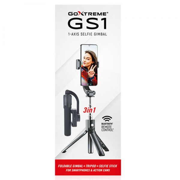 GOXTREME1-AXIS SELFIE GIMBAL GS1 WITH BT REMOTE CONTROL