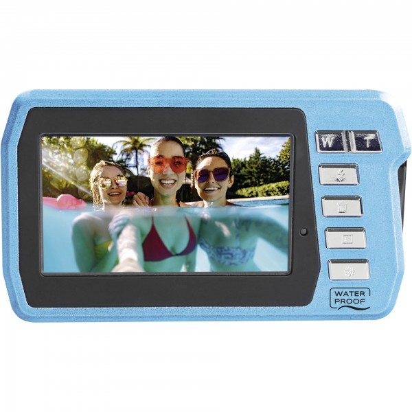 AQUAPIX WATERPROOF 4K CAMERA W-3048 ICEBLUE EDGE