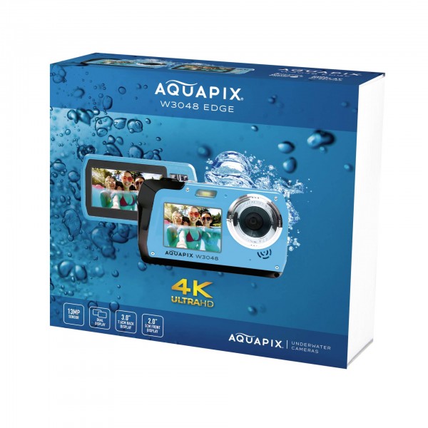 AQUAPIX WATERPROOF 4K CAMERA W-3048 ICEBLUE EDGE