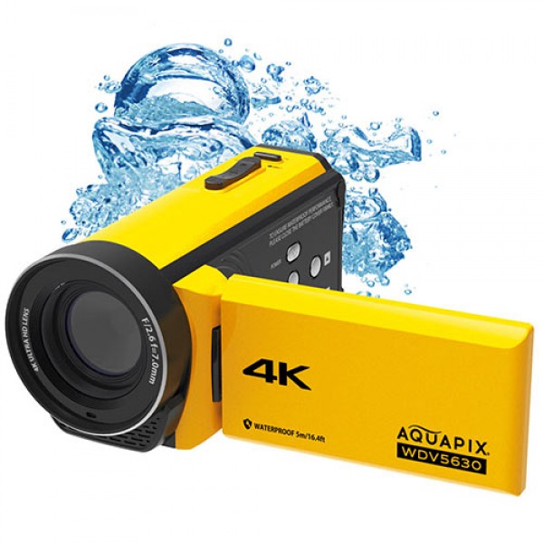 AQUAPIX WATERPROOF DV CAMCORDER WDV5630 YELLOW