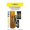 HEITECH FLASHLIGHT WITH 9 LEDS INCLUDES 3 MICRO/AAA BATTERIES