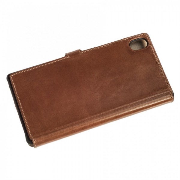 TELLUR BOOK CASE XPERIA M4 AQUA LEATHER BROWN