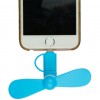 GRAB N GO 2 IN 1 MINI FAN FOR SMARTPHONES BLUE