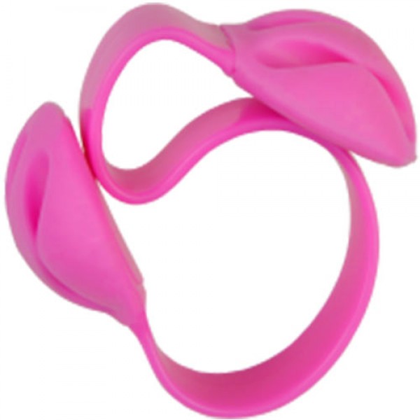 GRAB N GO SILICONE CABLE HOLDER PINK