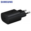 SAMSUNG WALL CHARGER USB-C 25W BLACK RETAIL PACK