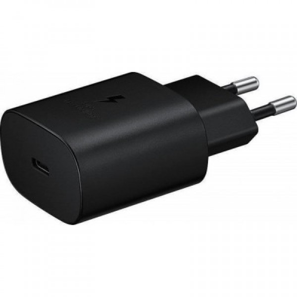 SAMSUNG WALL CHARGER USB-C 25W BLACK RETAIL PACK