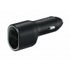 SAMSUNG USB AND TYPE-C PD40W CAR CHARGER BLACK