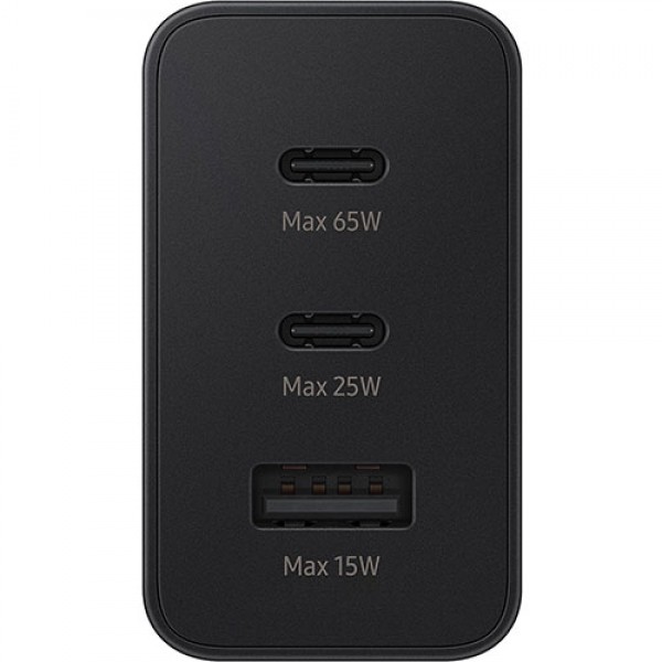 SAMSUNG TRIPLE TRAVEL CHARGER 65W BLACK