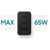 SAMSUNG TRIPLE TRAVEL CHARGER 65W BLACK