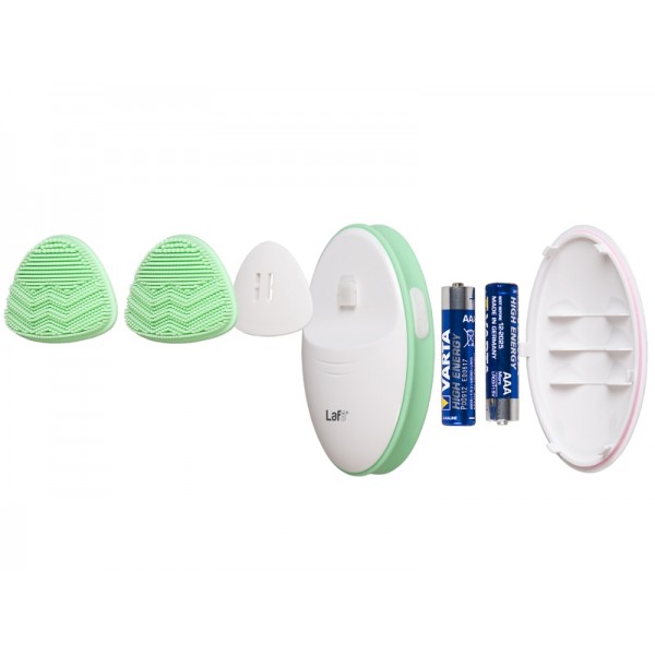 LAFE CLEANING-MASSAGING SONIC FACE BRUSH GREEN