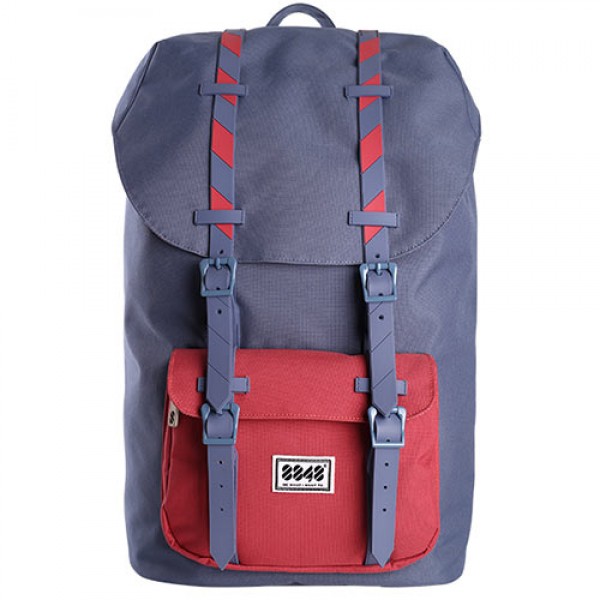 8848 TRAVEL BACKPACK 15,6' UNISEX WATERPROOF BLUE/RED